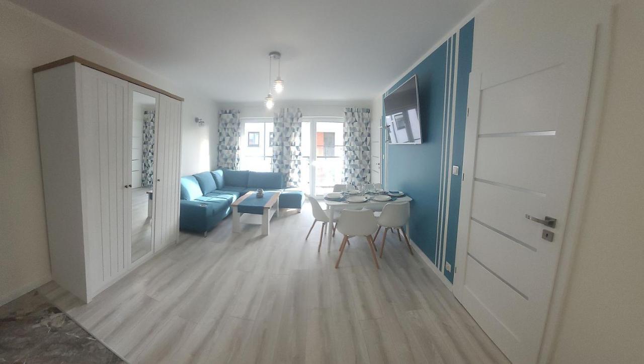 Pobierowo Baltic Apartament Turkusowy 外观 照片
